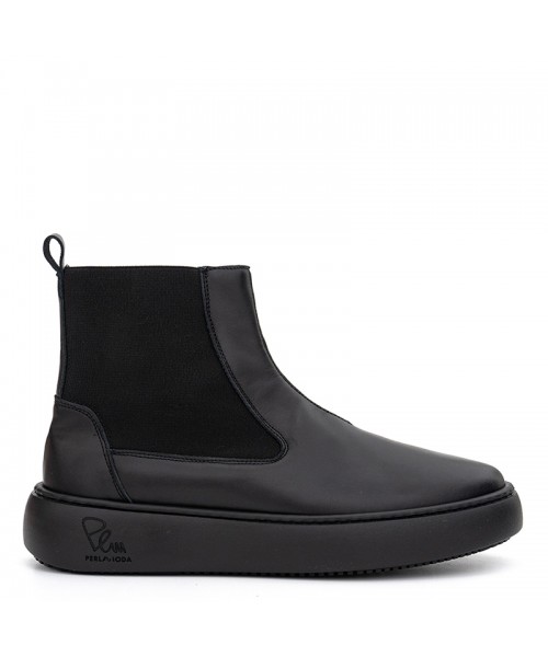Per La Moda - Vito3 Plm1 Black Leather